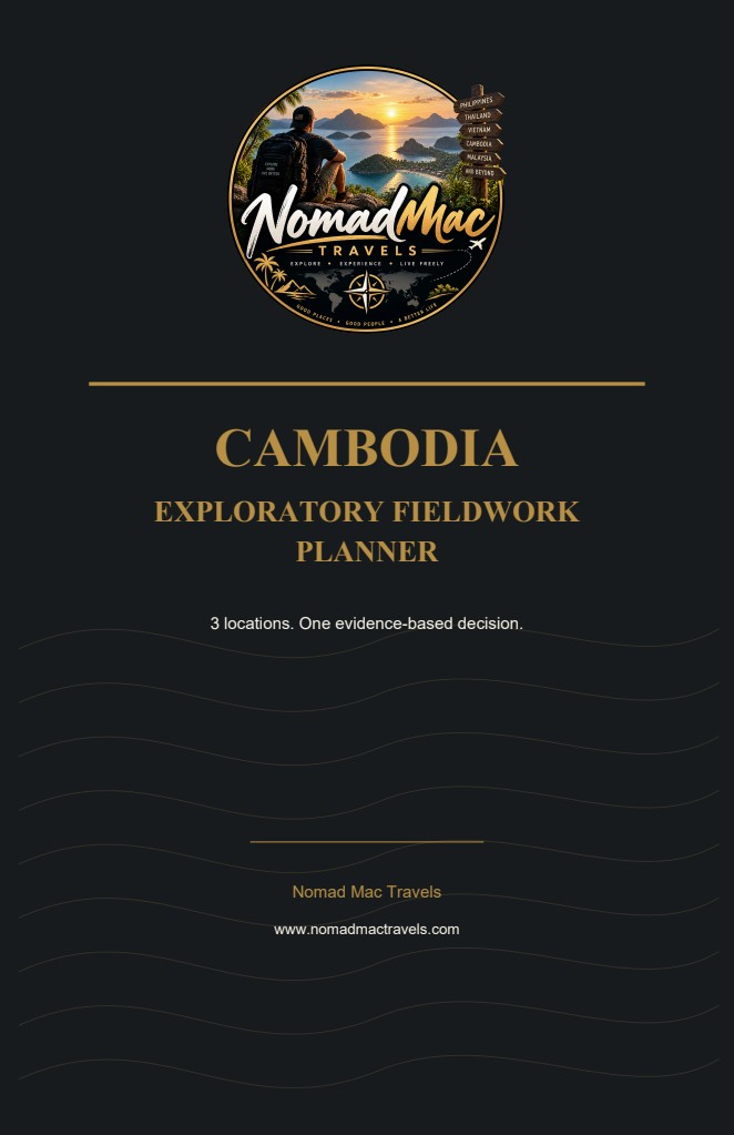 Nomad Mac Travels Cambodia planner cover