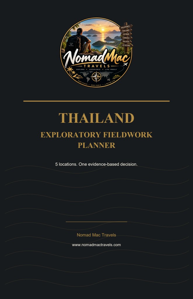 Nomad Mac Travels Thailand planner cover